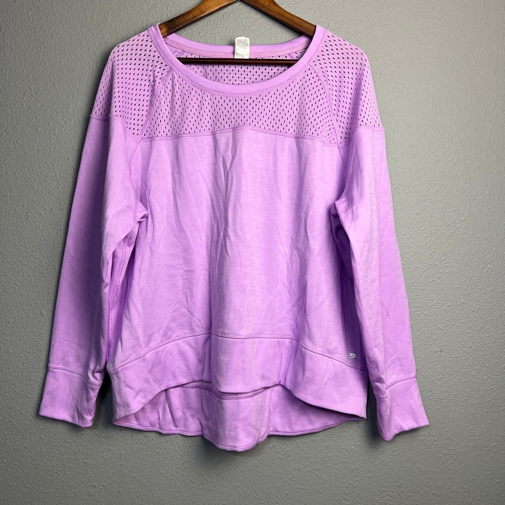 Champion Duo Dry XXL Lavender Purple Activewear Pullover Sweatshirt Pullover Top